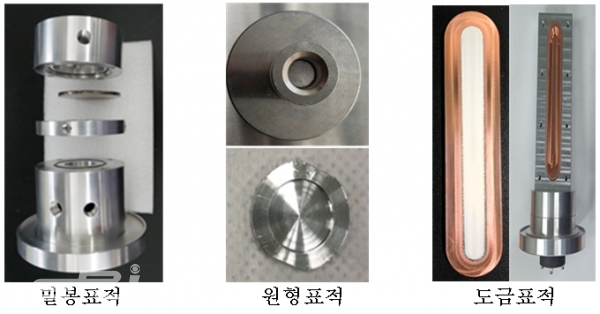 원자력연구원 박정훈·허민구 박사팀은 밀봉표적, 원형표적, 도금표적을 개발했다. 이를 이용해 저마늄-68과 스칸듐-44를 생산하는데 성공했다.