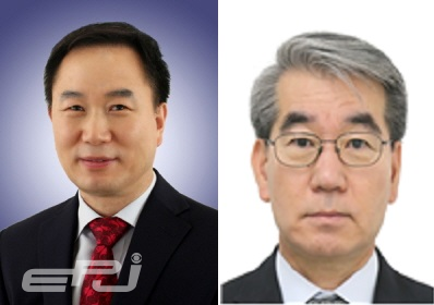 함기황 경영관리본부장(왼쪽)과 김동규 에너지신사업본부장(오른쪽).