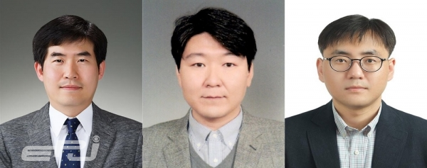(왼쪽부터)이상민 전기연구원 차세대전지연구센터장, 경희대 박민식 교수, DGIST 이종원 교수.