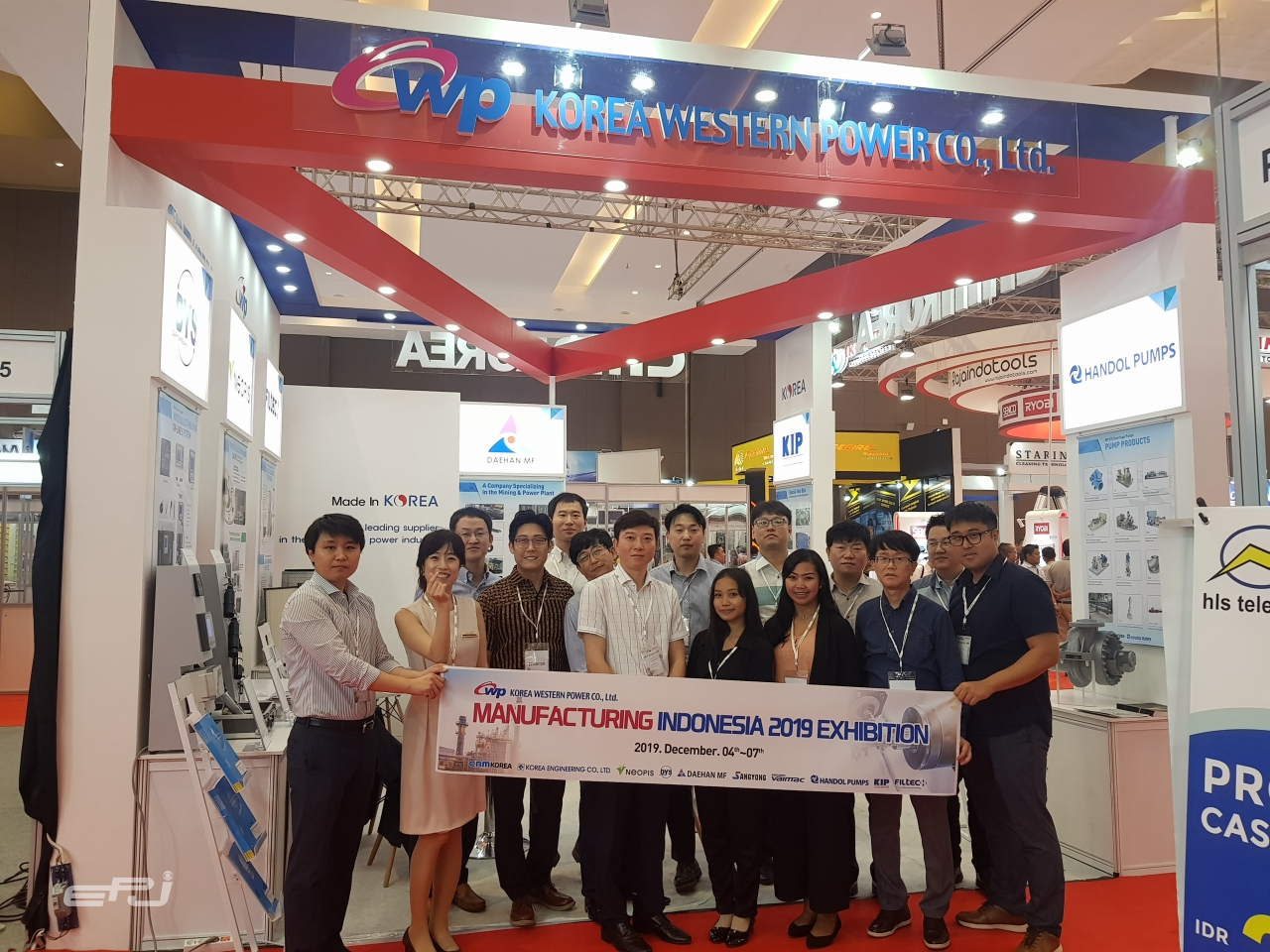씨앤엠비즈는 2019년 12월 4~7일 열린 ‘Manufacturer of Indonesia’에서 한국제품을 소개했다.
