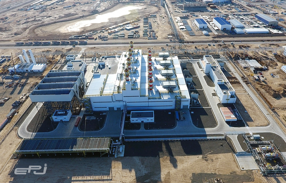 두산에너빌리티가 2020년 카자흐스탄에 준공한 카라바탄 복합화력발전소 전경