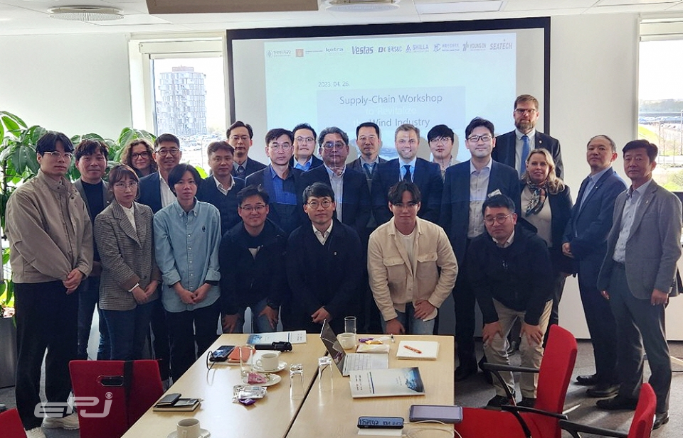 한국에너지공단은 4월 26일 덴마크 코펜하겐에 위치한 베스타스 코퍼레이트 허브에서 양국 풍력분야 기업 파트너십 확대를 위한 공급망 워크숍을 개최했다.