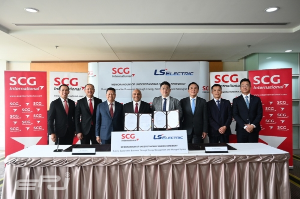LS일렉트릭이 태국 SCG그룹과 5월 10일 동남아 지역 마이크로그리드 사업 협력을 위한 MOU를 체결했다.